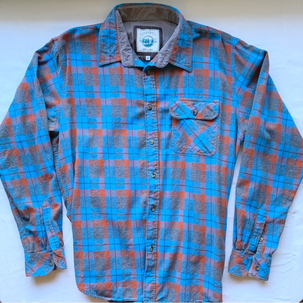 GIOBERTI Mens Flannel Size XL